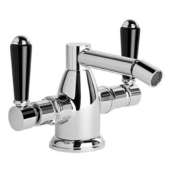 Brodware Winslow Bidet Mixer I, Black Porcelain Lever