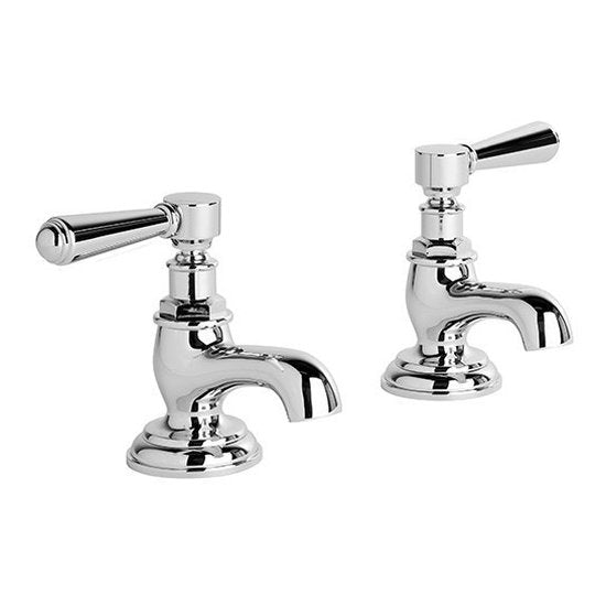 Brodware Winslow Pillar Taps I, Metal Lever