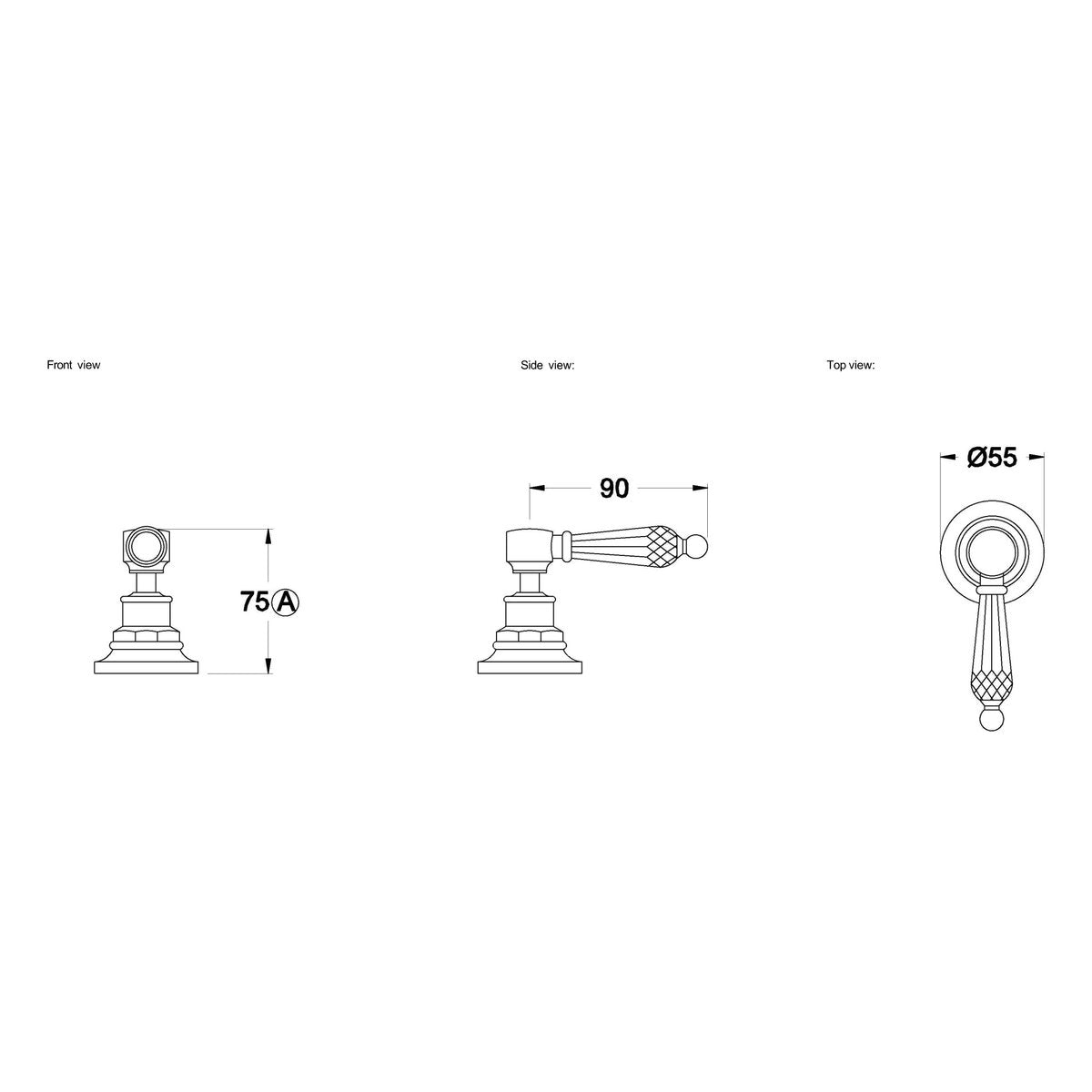 Brodware Winslow Diverter, Kristall Lever