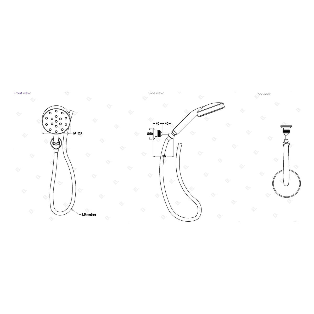 Brodware Winslow Handshower I