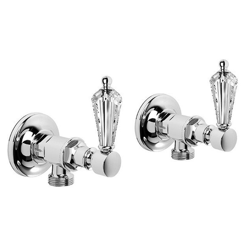 Brodware Winslow Washing Machine Taps I, Kristall Lever