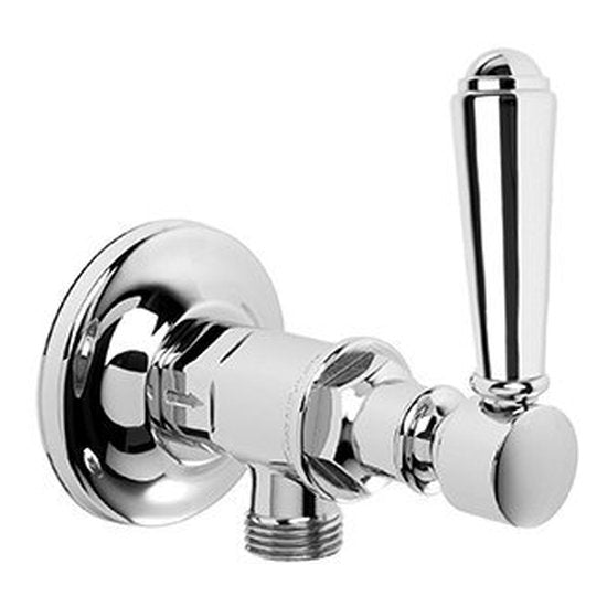 Brodware Winslow Cistern Tap, Metal Lever