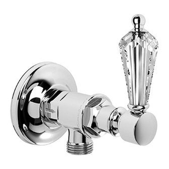Brodware Winslow Cistern Tap, Kristall Lever
