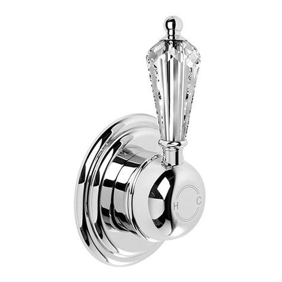 Brodware Winslow Wall Mixer, Kristall Lever