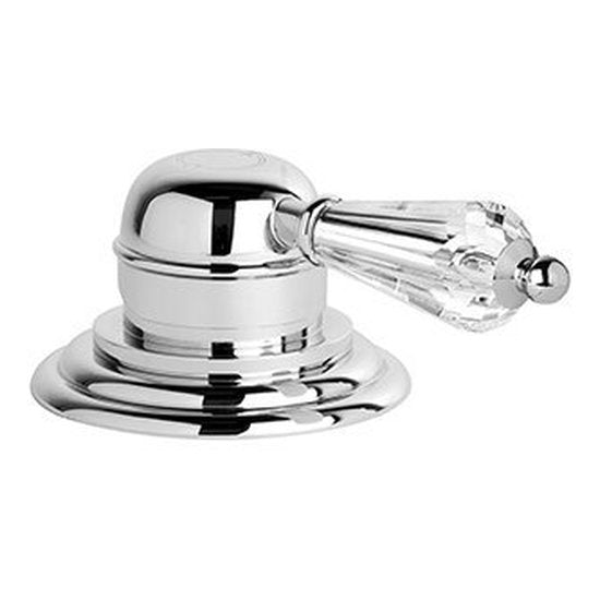 Brodware Winslow Hob Mixer, Kristall Lever