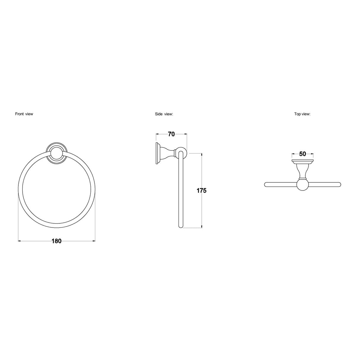 Brodware Winslow Towel Ring
