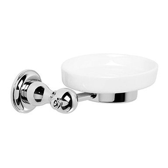 Brodware Winslow Soap Holder, Ceramic Plate