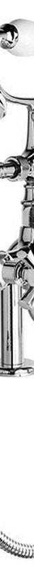 Brodware Classique Bath Mixer With Handshower II, Cross Handle - Ceramic Disc