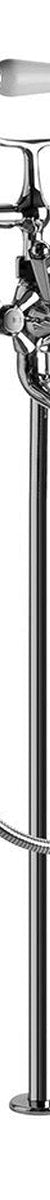Brodware Classique Bath Mixer With Handshower I, Cross Handle - Ceramic Disc
