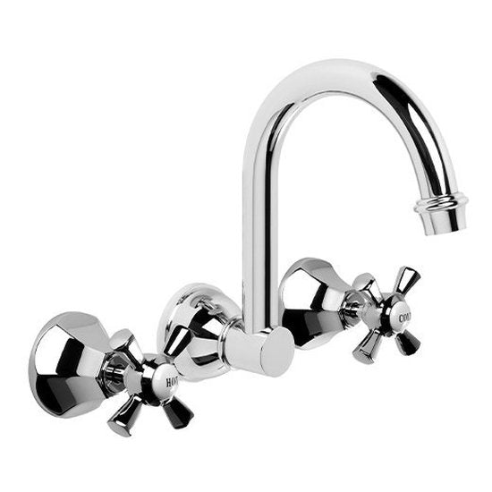 Brodware Classique Wall Set II, Cross Handle - Ceramic Disc