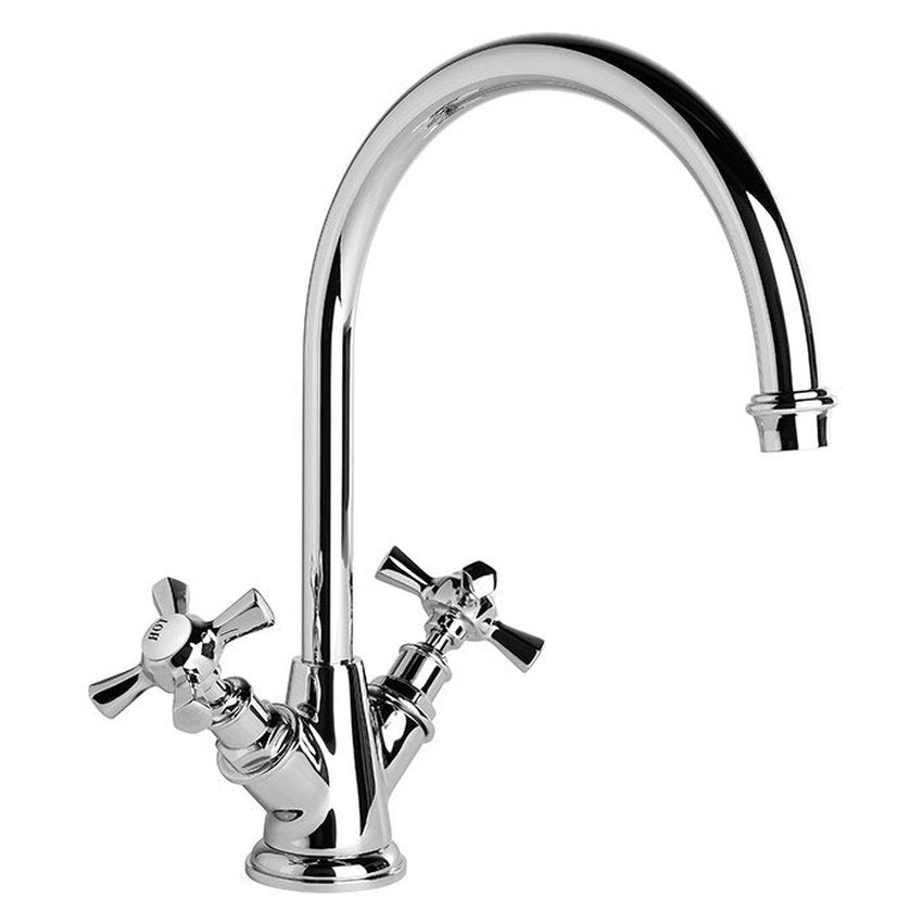 Brodware Classique Kitchen Mixer, Cross Handle - Ceramic Disc