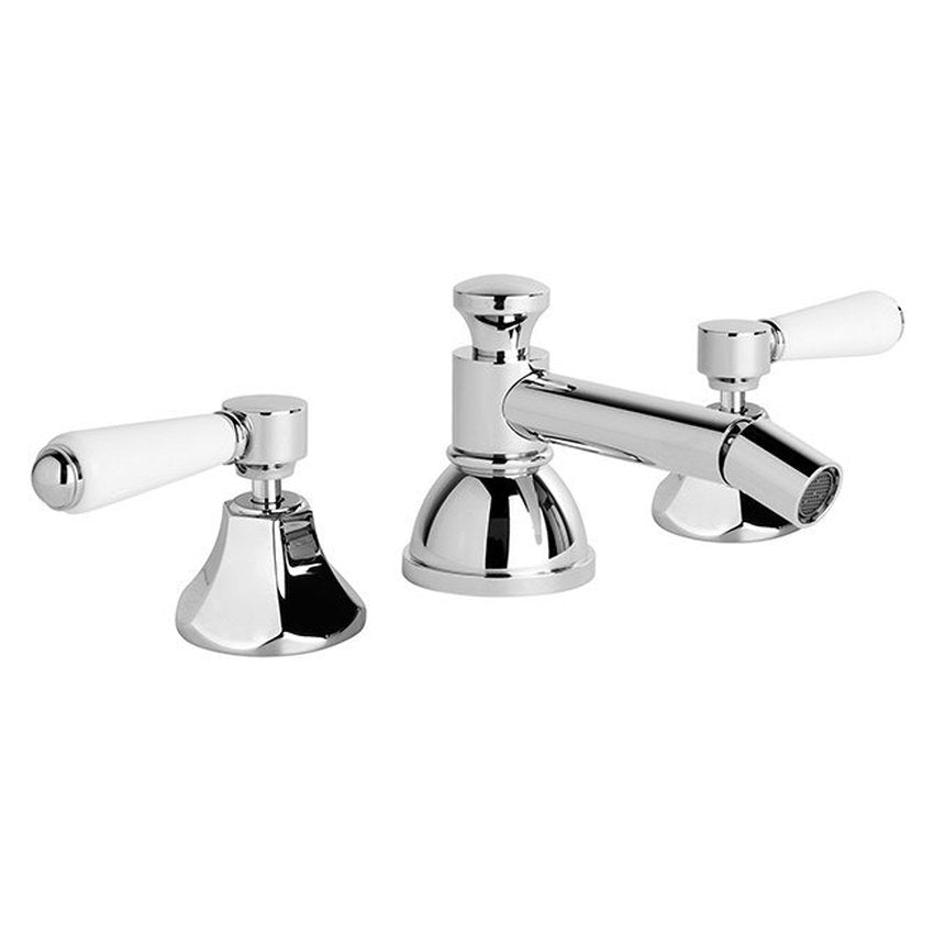 Brodware Classique Bidet Set, White Porcelain Lever