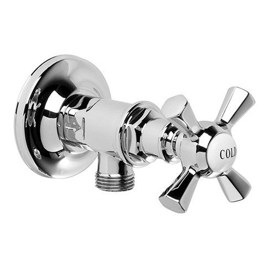 Brodware Classique Cistern Tap, Cross Handle - Ceramic Disc