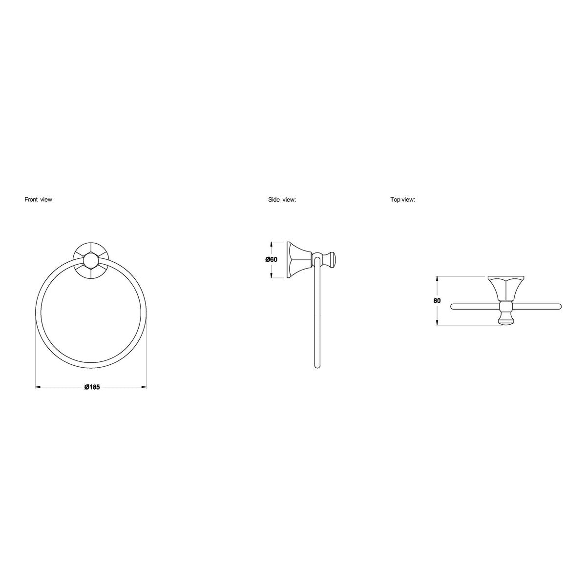 Brodware Classique Towel Ring