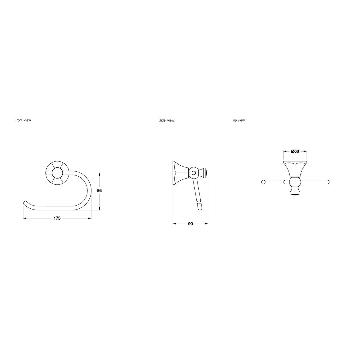 Brodware Classique Toilet Roll Holder