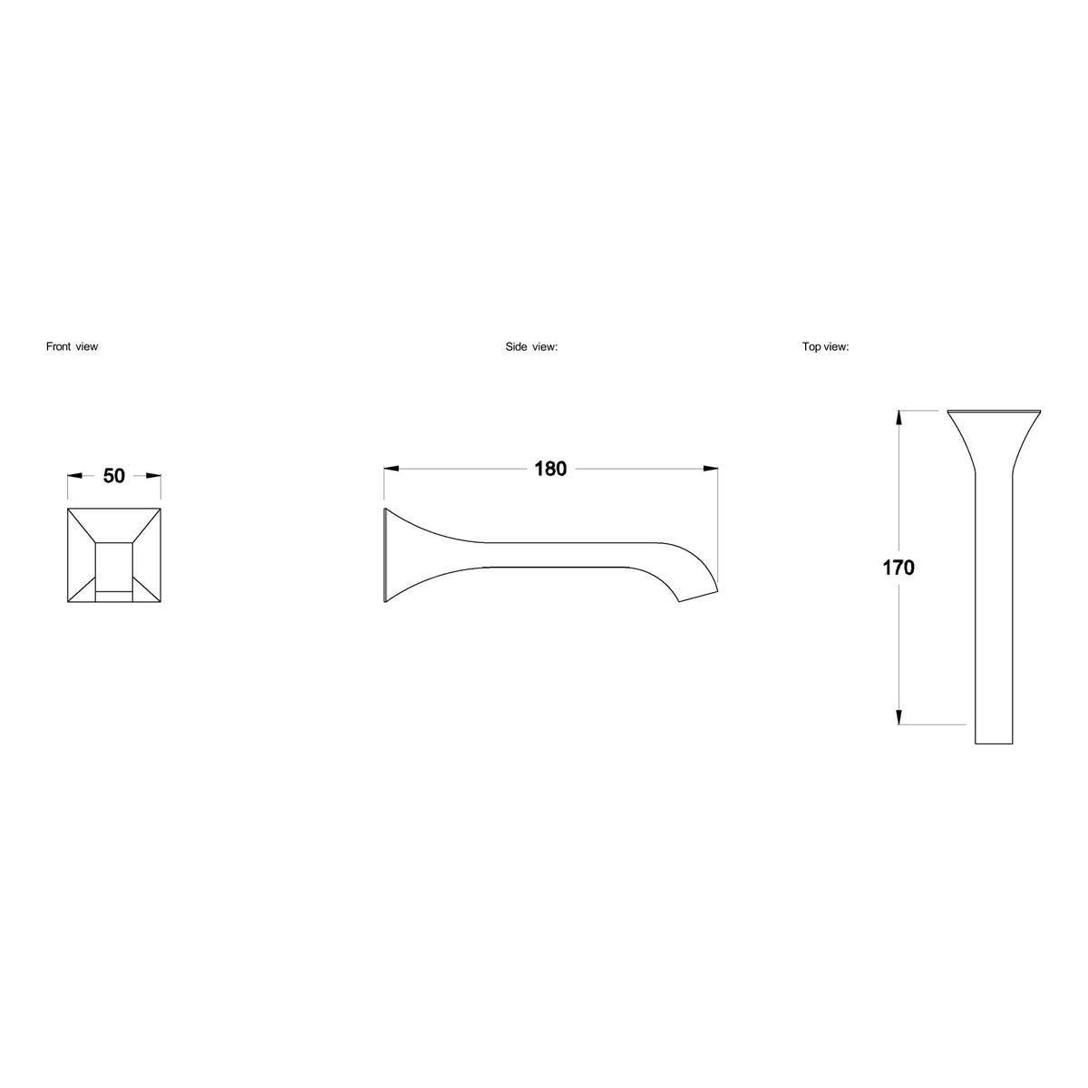 Brodware Michelangelo Wall Spout