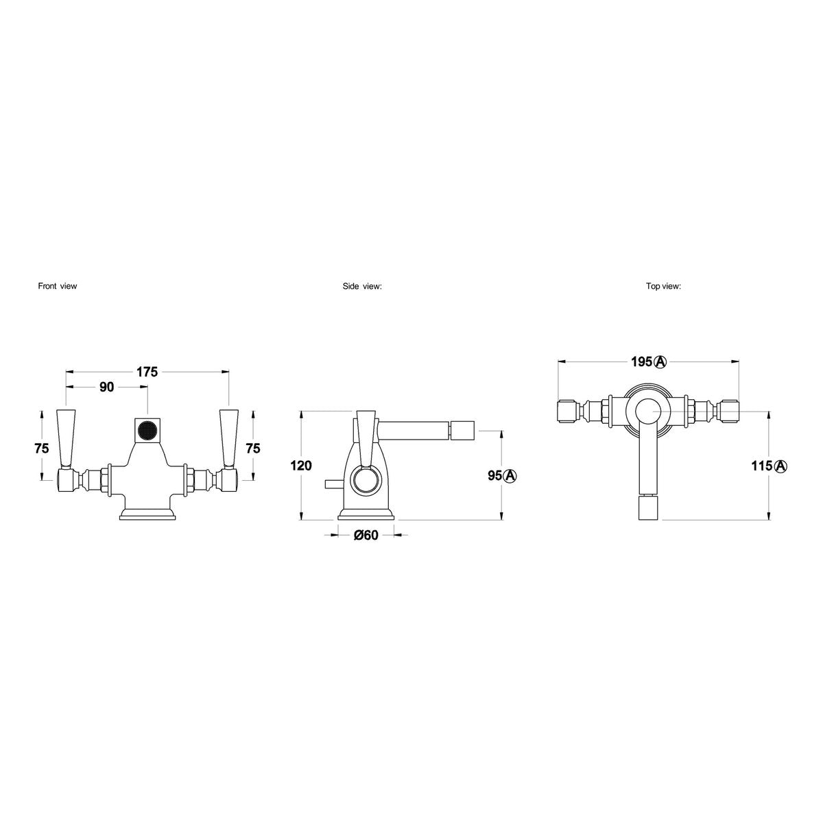 Brodware Michelangelo Bidet Mixer