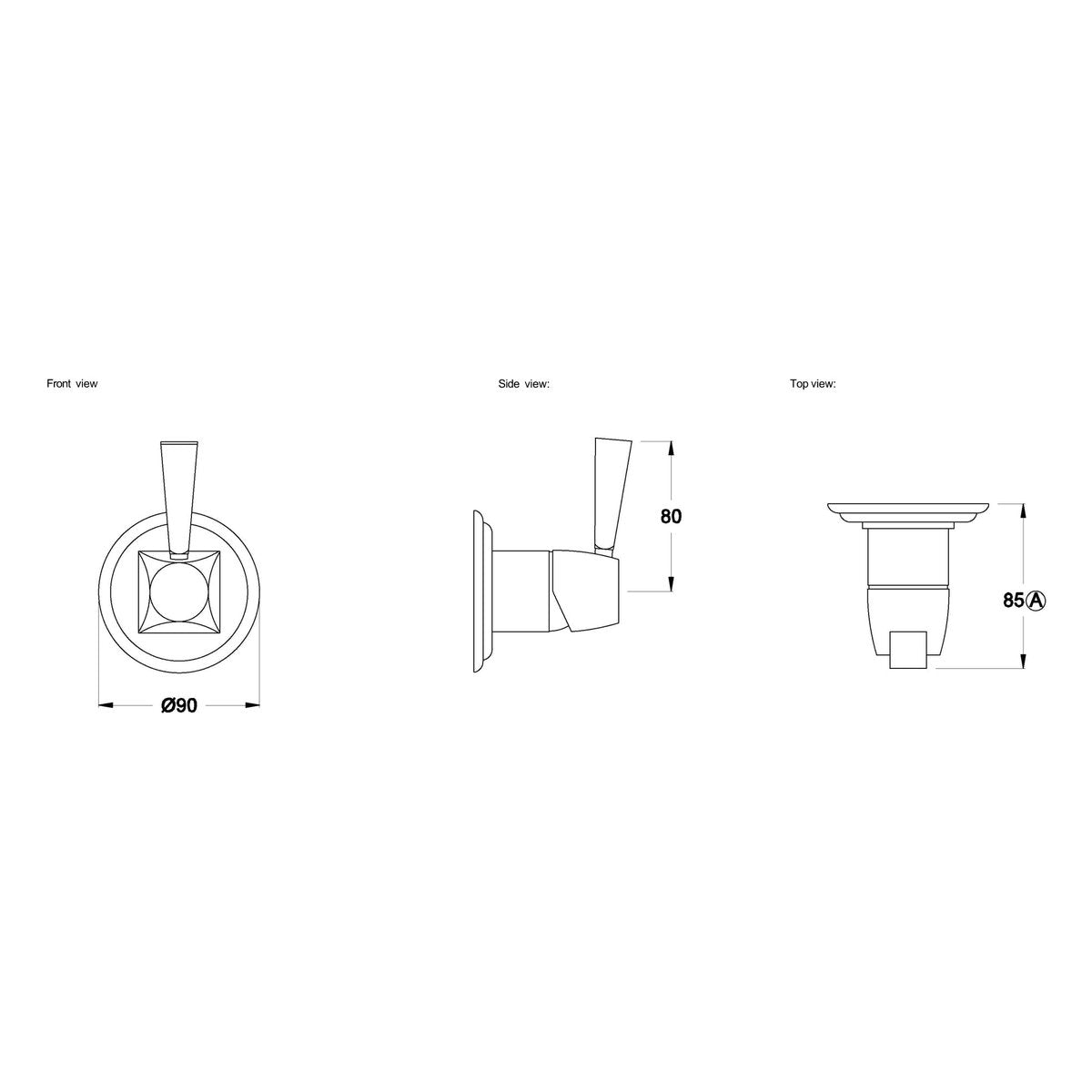 Brodware Michelangelo Wall Mixer I