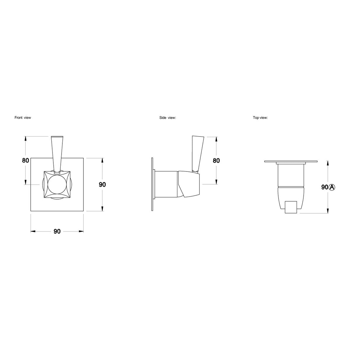 Brodware Michelangelo Wall Mixer II