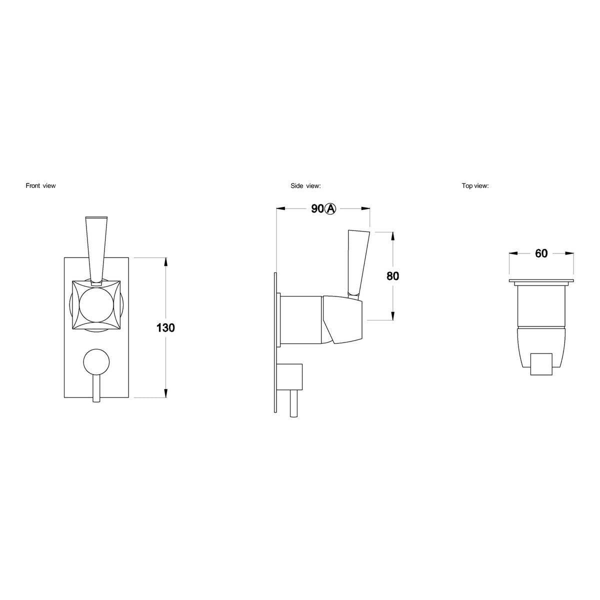Brodware Michelangelo Mixer Diverter II