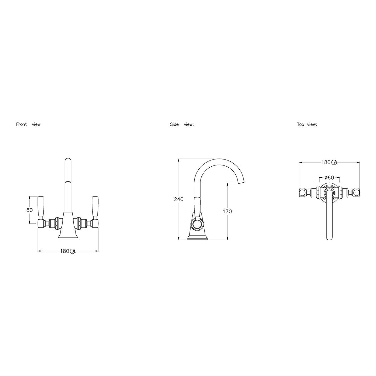 Brodware Manhattan Basin Mixer III