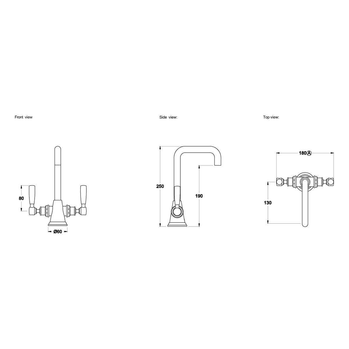 Brodware Manhattan Basin Mixer IV