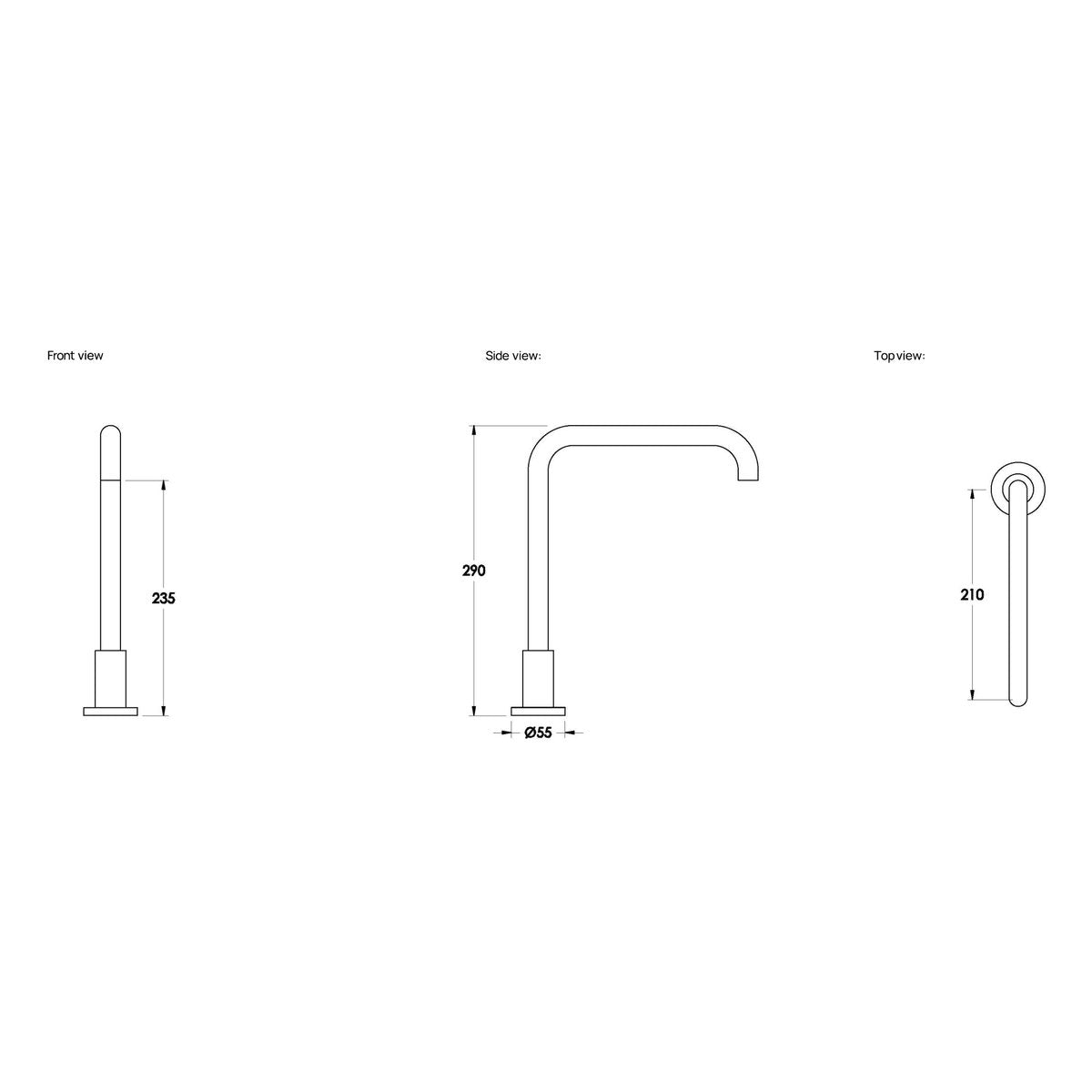 Brodware Manhattan Bath Spout II