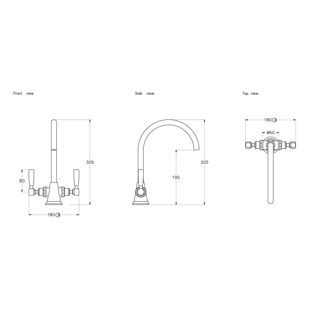 Brodware Manhattan Kitchen Mixer III