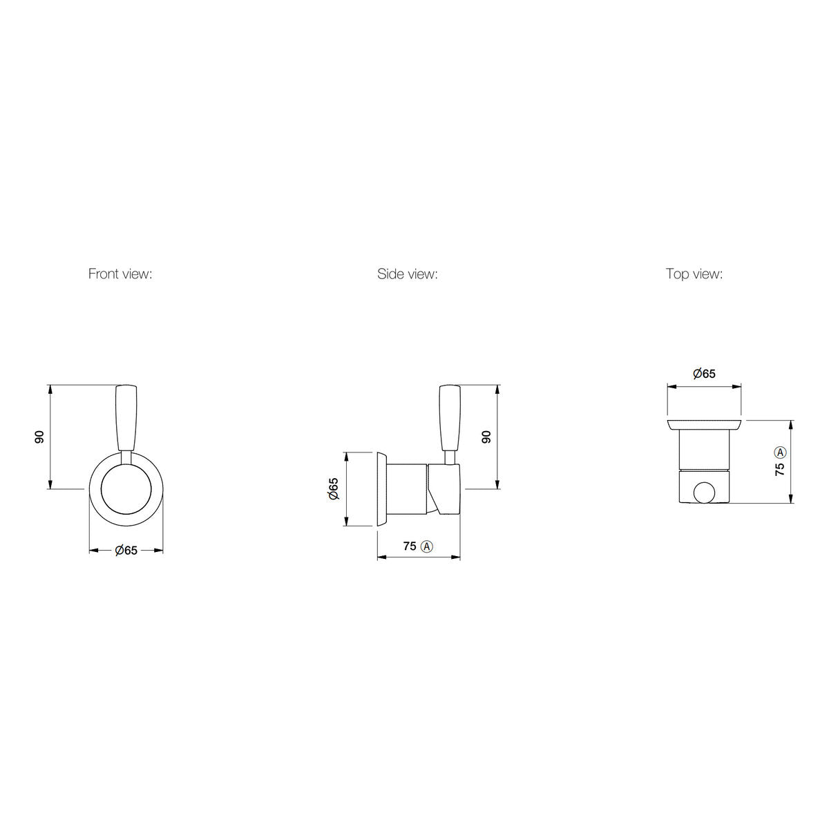 Brodware Manhattan Wall Mixer
