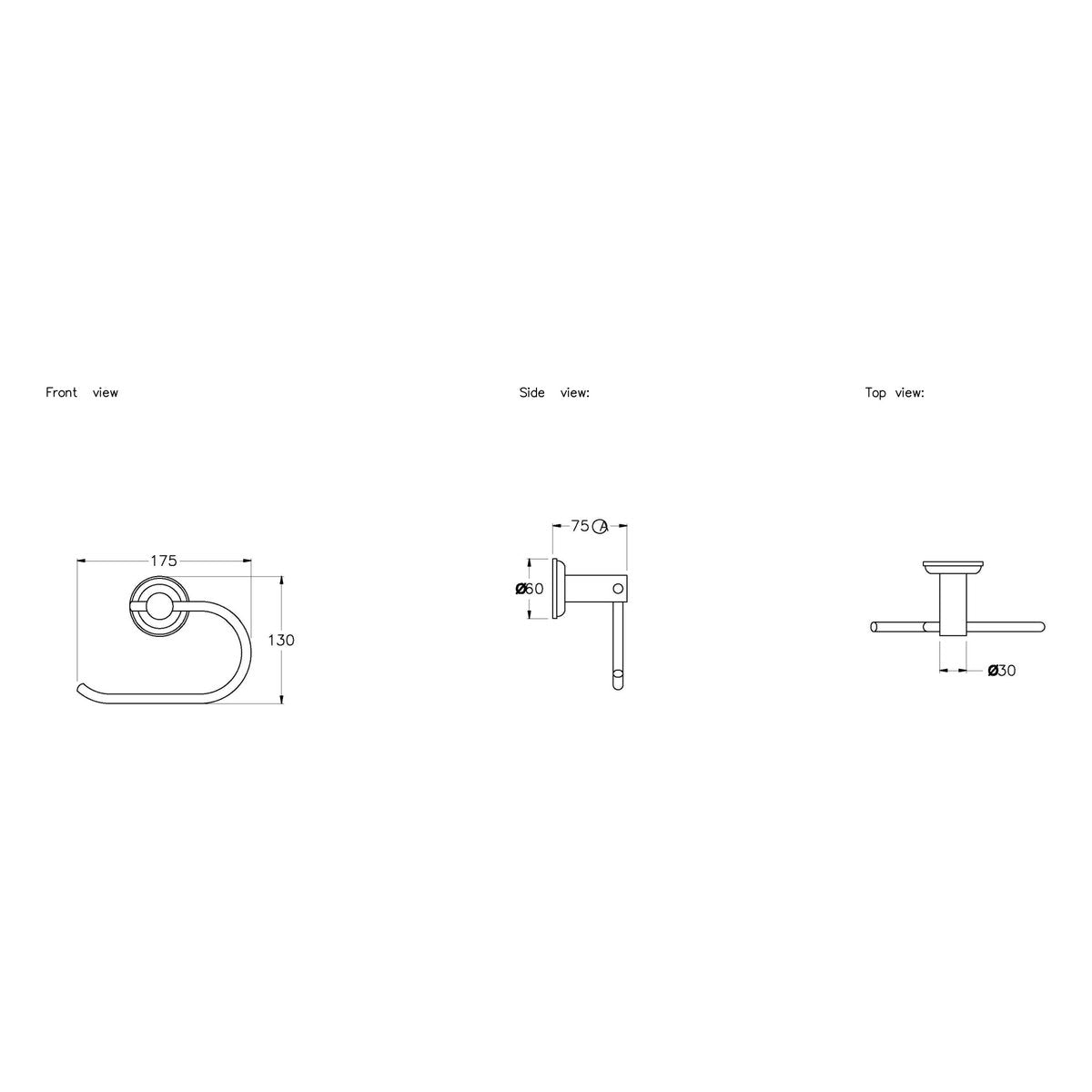 Brodware Manhattan Toilet Roll Holder I