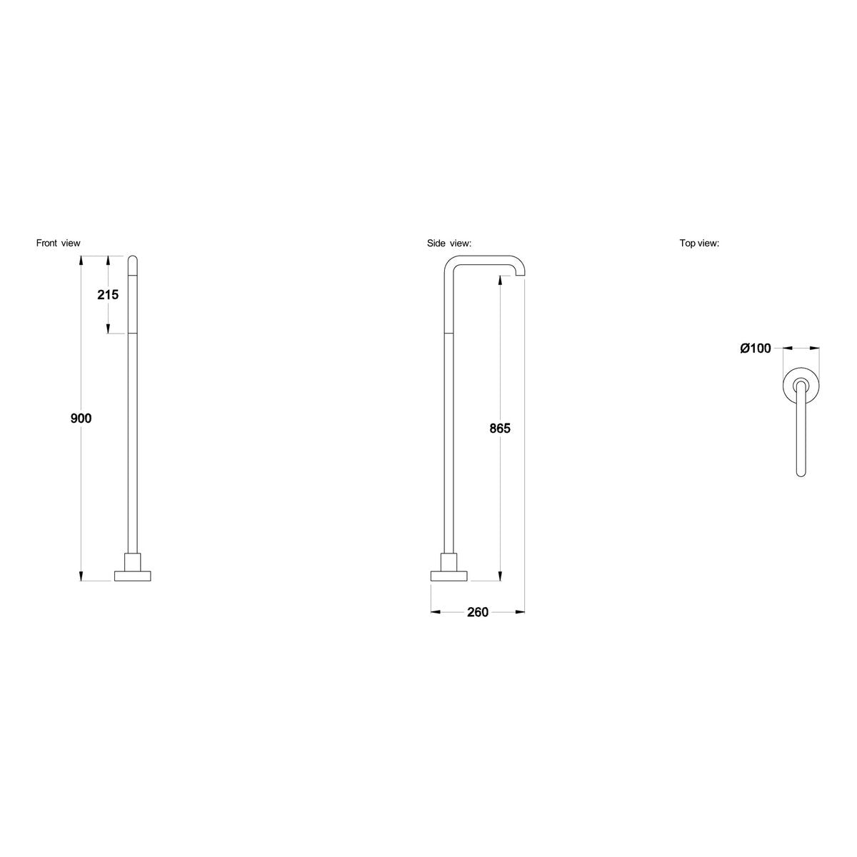 Brodware Nanobar Bath Spout