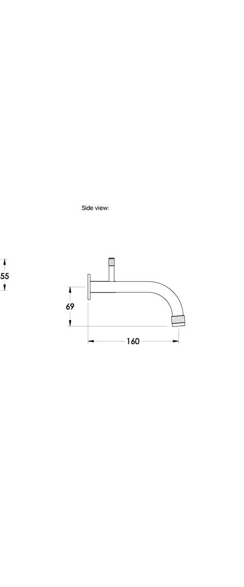 Brodware Yokato 160mm Wall Set II, Metal Lever