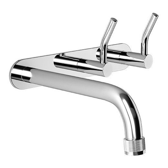 Brodware Yokato 160mm Wall Set II, Upswept Lever (DDA compliant)