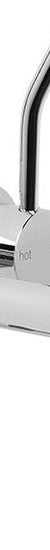 Brodware Yokato 200mm Wall Mixer Set I, Upswept Lever (DDA compliant)