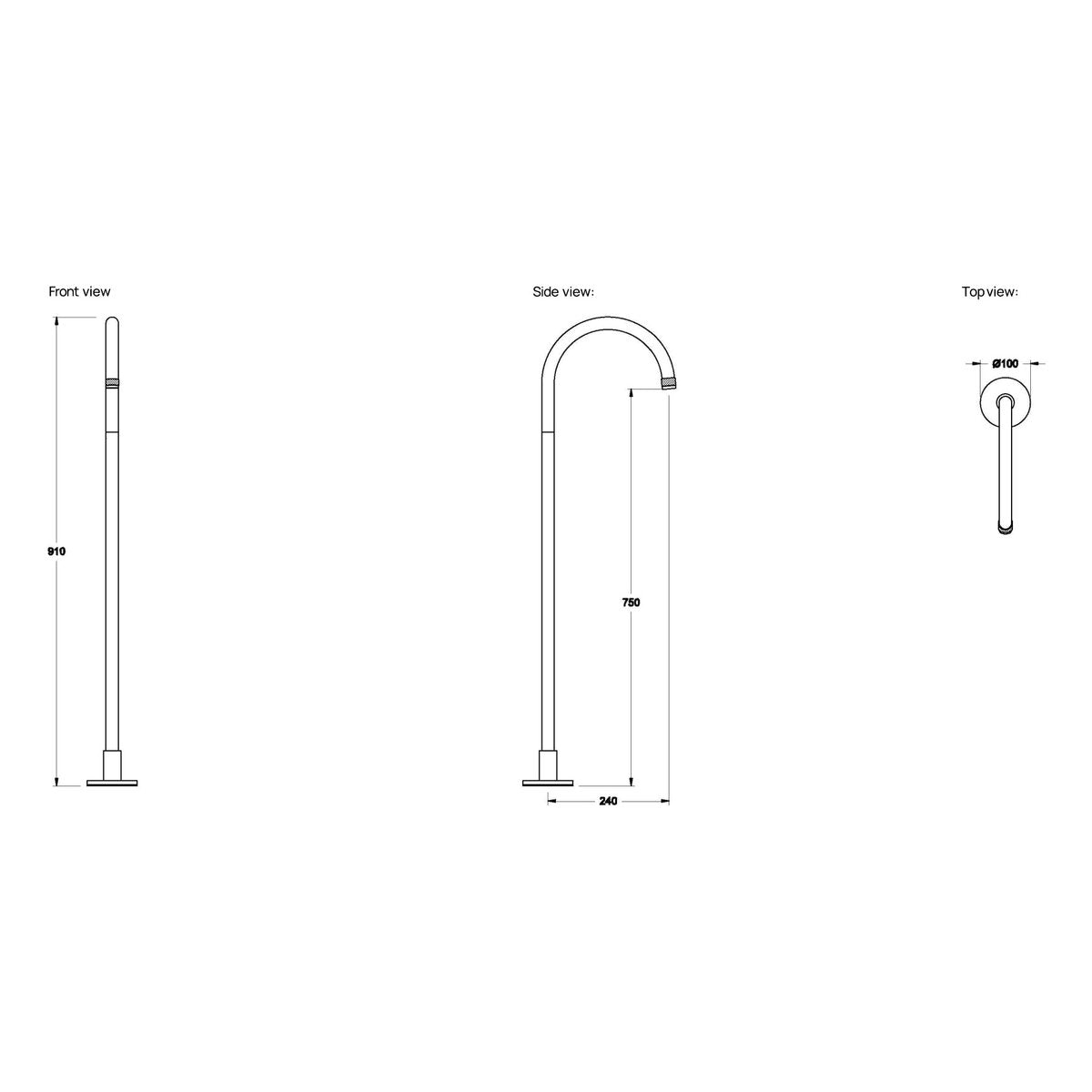 Brodware Yokato Bath Spout