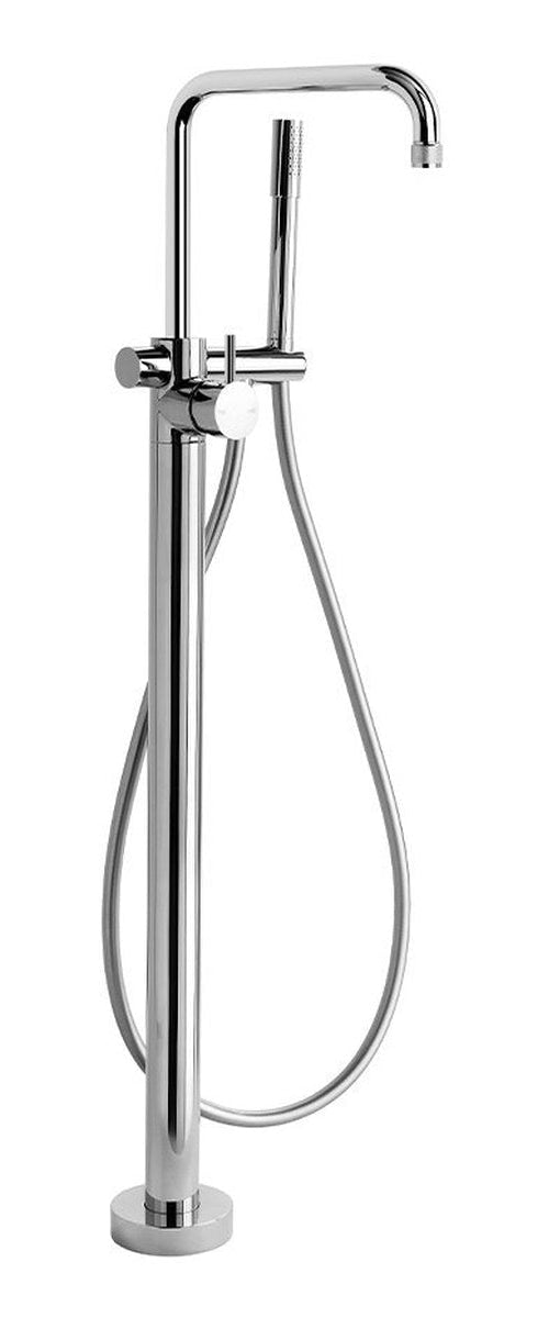Brodware Yokato Bath Mixer With Handshower, Metal Lever