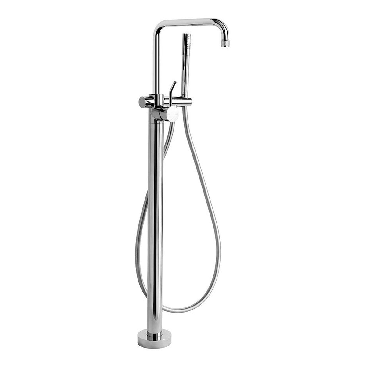 Brodware Yokato Bath Mixer With Handshower, Upswept Lever (DDA compliant)