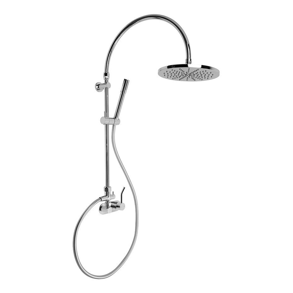 Brodware Yokato 225mm Shower Set V, Upswept Lever (DDA compliant)