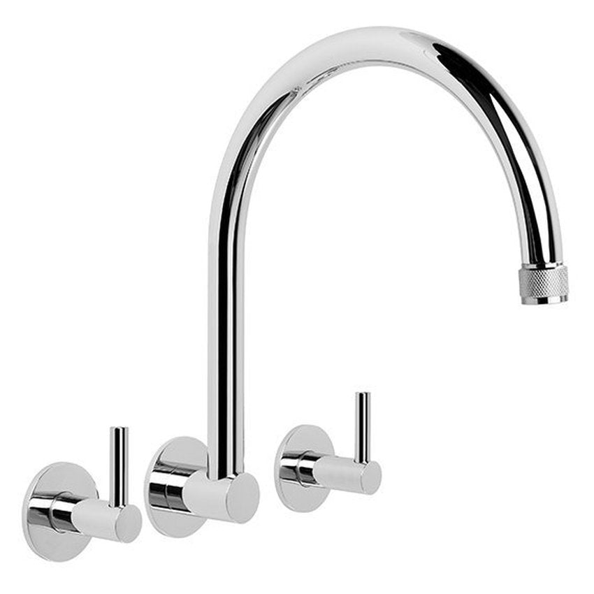 Brodware Yokato 235mm Wall Set, Metal Lever