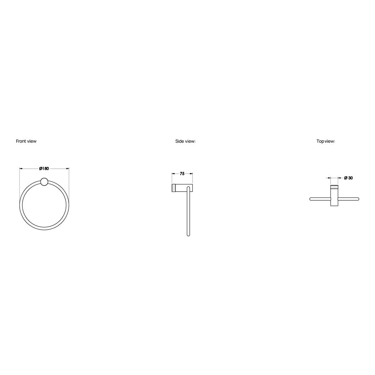 Brodware Yokato Towel Ring