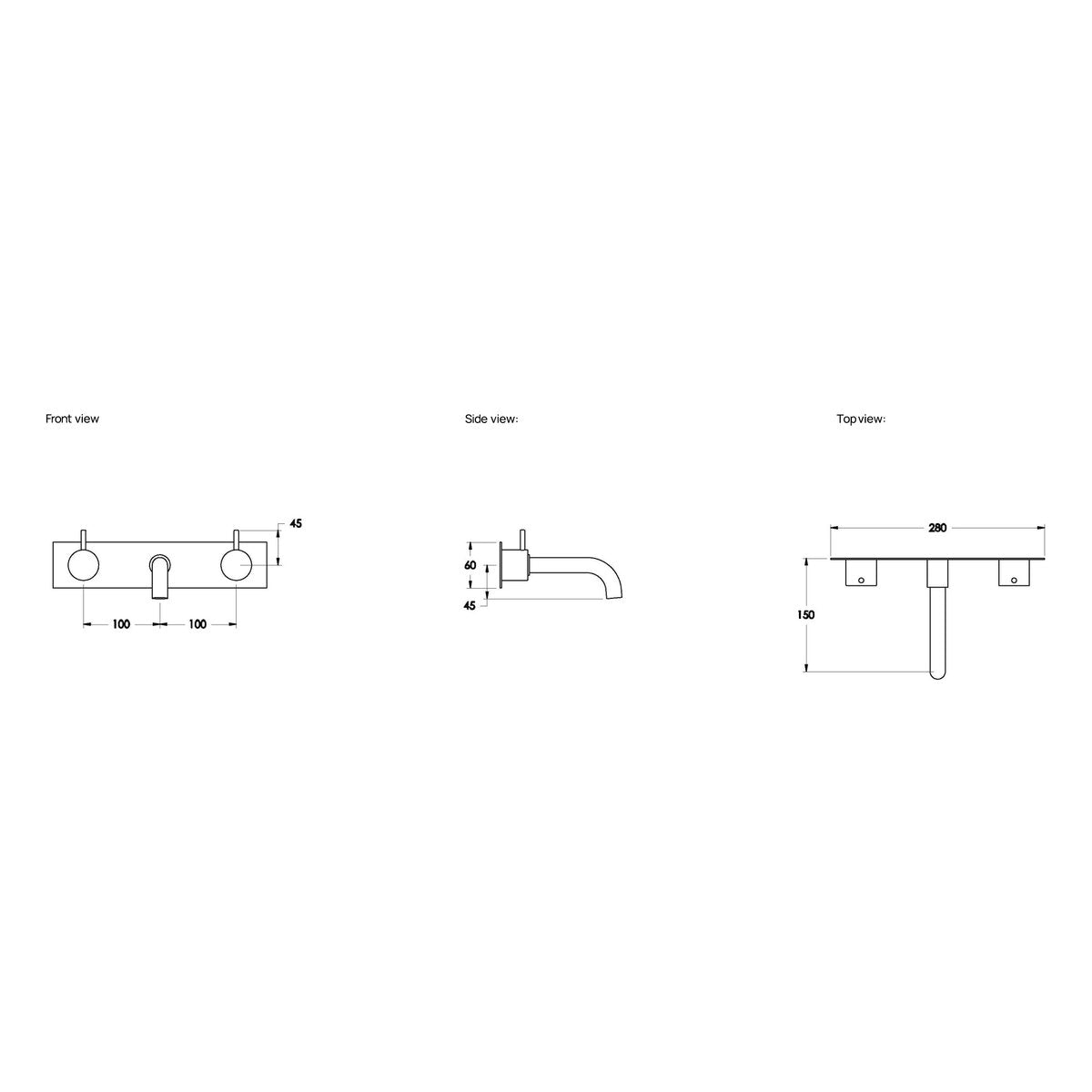 Brodware Minim 150mm Wall Set II