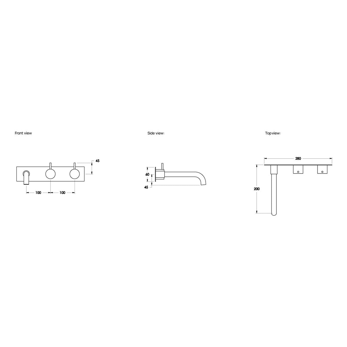 Brodware Minim 200mm Wall Set II