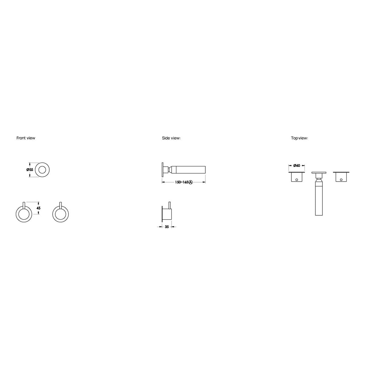 Brodware Minim Shower Set