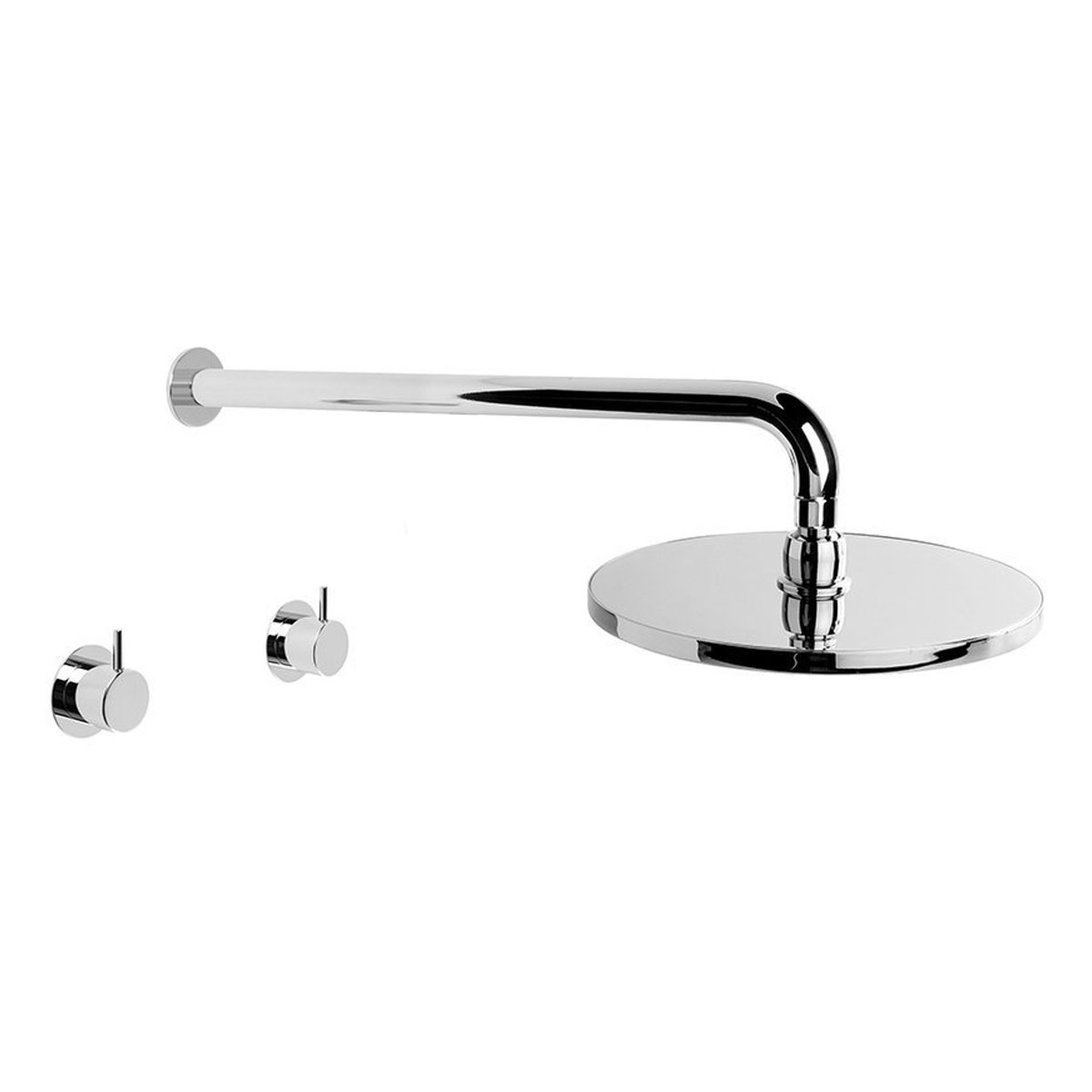 Brodware Minim Shower Set With 225mm Rose
