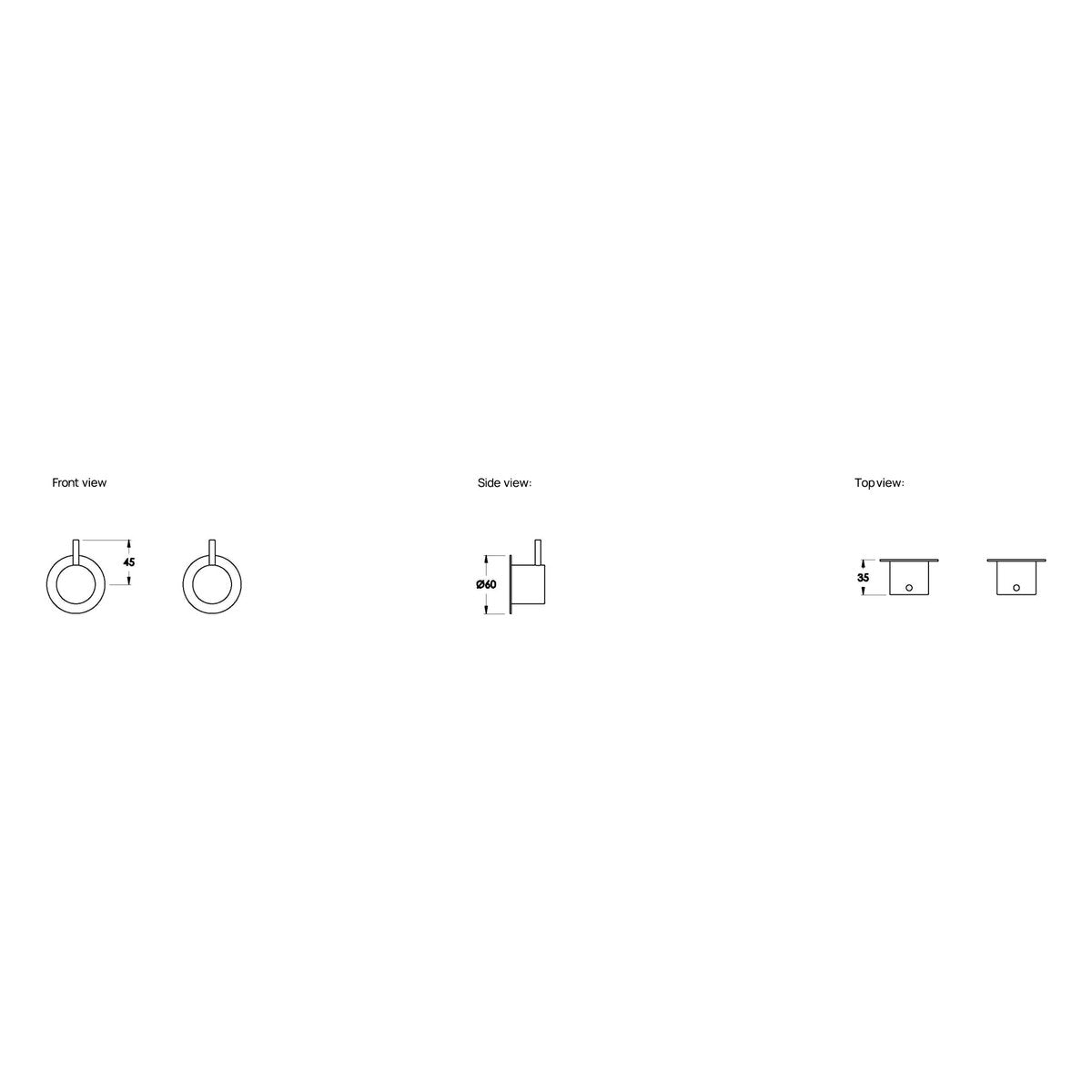 Brodware Minim Wall Taps