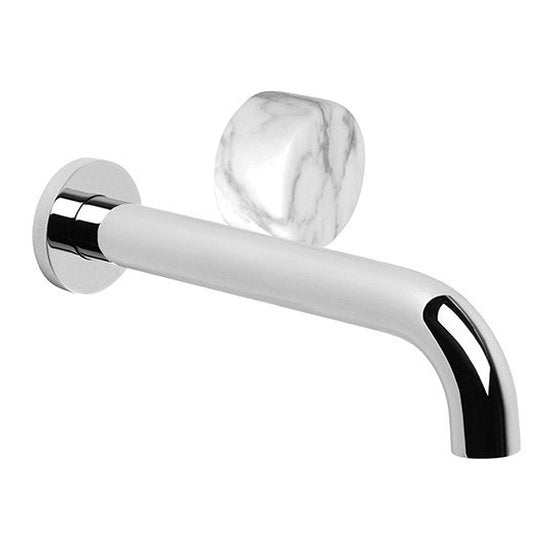 Brodware Halo 200mm Wall Mixer Set, Marble Handle