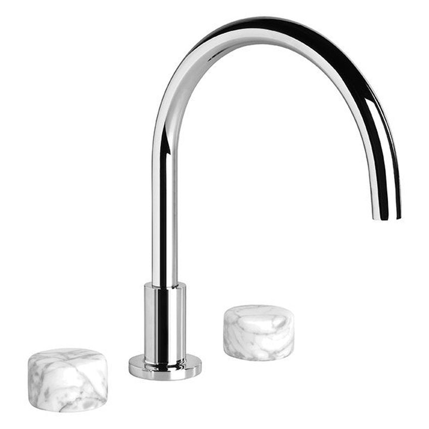 Brodware Halo Bath Set, Marble Handle