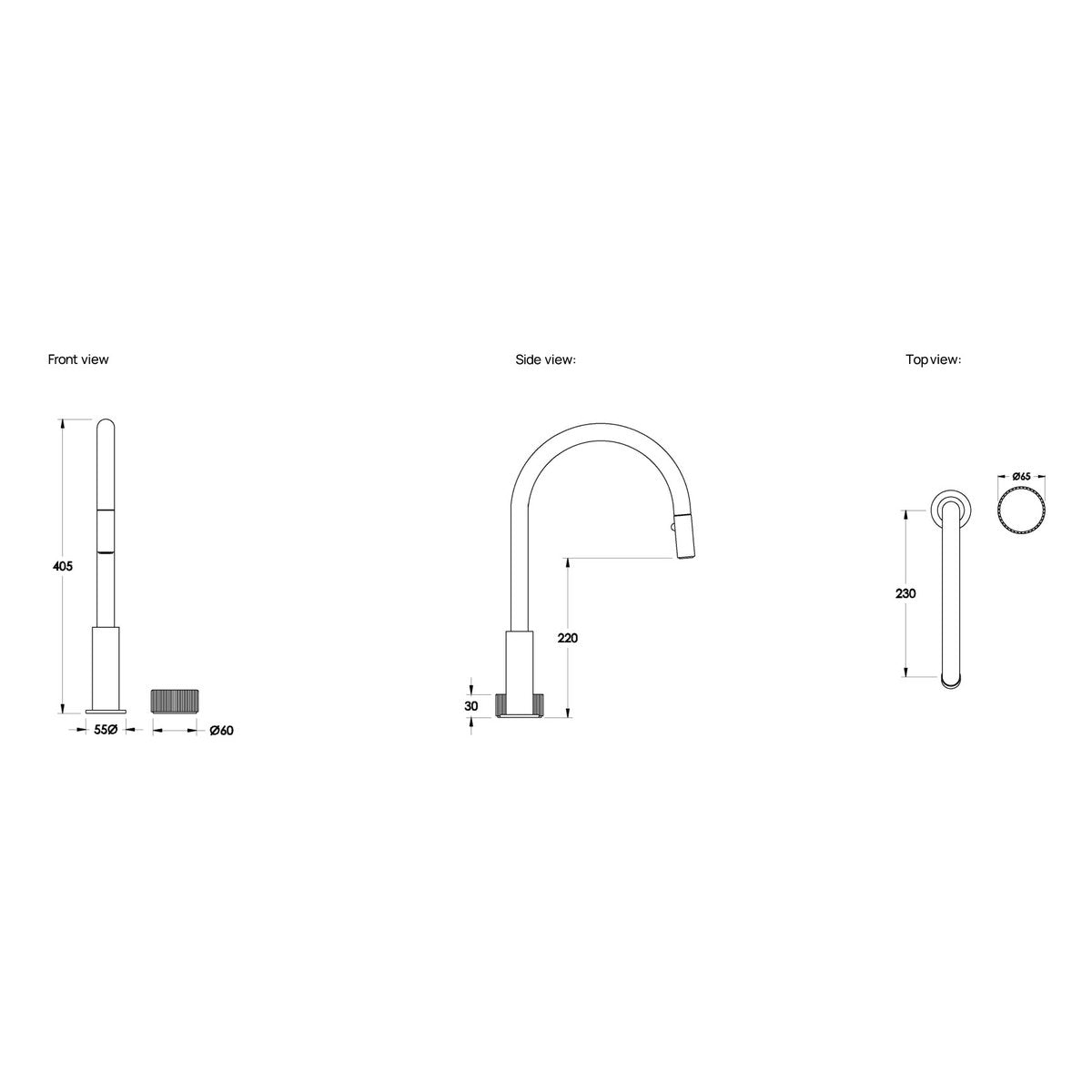 Brodware Halo Pullout Kitchen Set, Pleat Handle