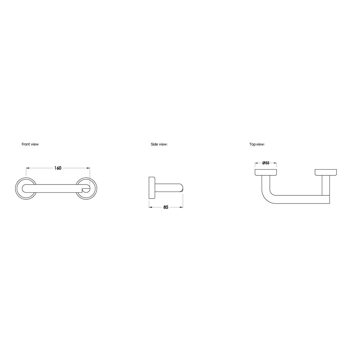 Brodware Halo Toilet Roll Holder