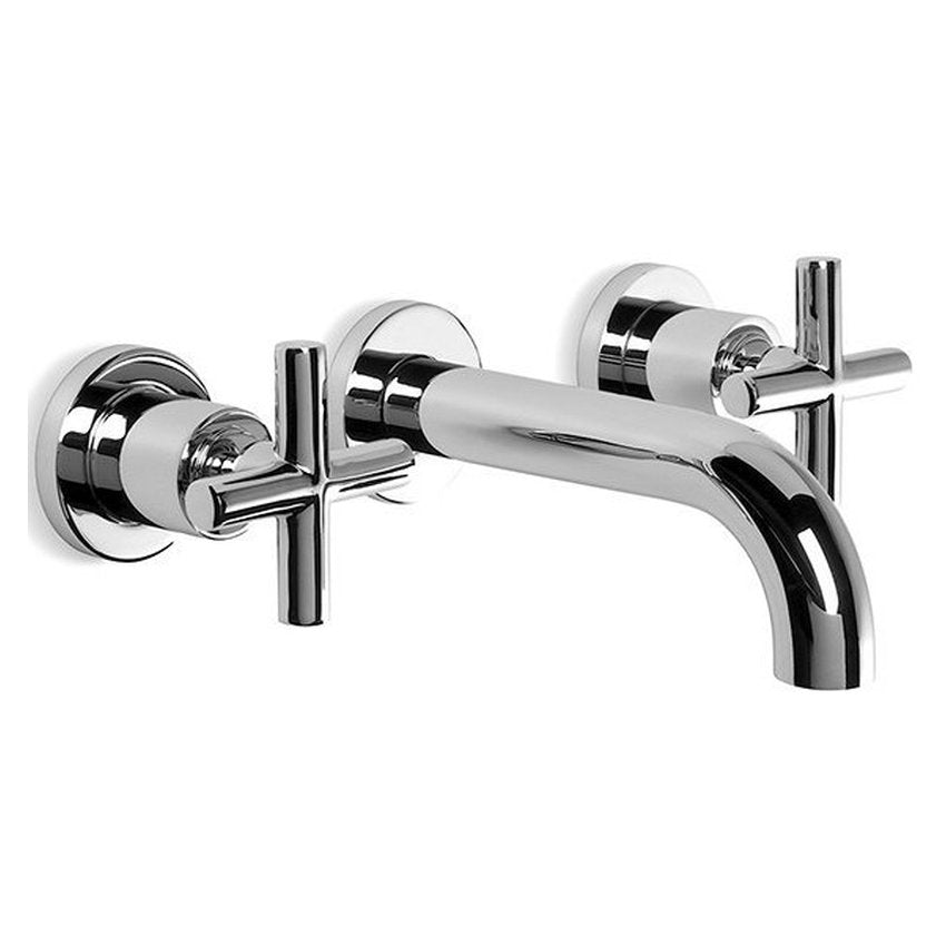 Brodware City Plus 150mm Wall Set, Cross Handle